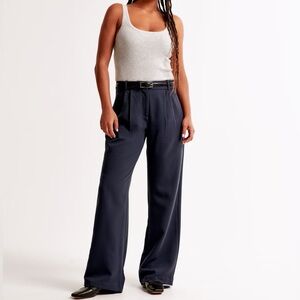 Abercrombie Curve Love Sloane Wide Leg Pant (LONG)